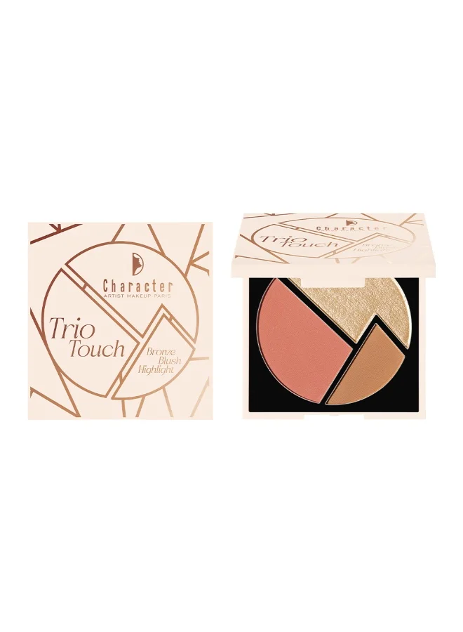 Character Character Trio Touch Bronze Blush-Highlight Palette